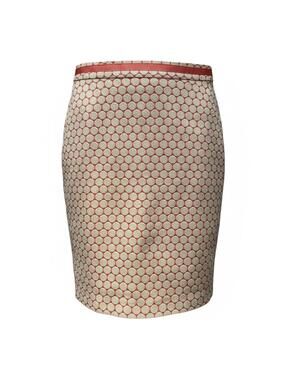 Boden Textured Pencil Skirt Polka Dot Midi Preppy CBK Style UK Made